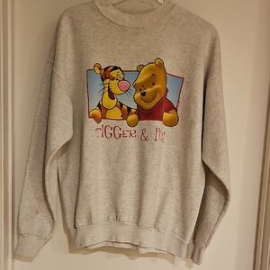 Gray Tigger & Pooh Men's Sweater